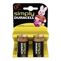 ΜΠΑΤΑΡΙΑ DURACELL SIZE C SIMPLY 2ΤΕΜ