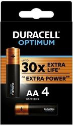 DURACELL ALKALINE BATTERY OPTIMUM LR6 AA 1.5V 4PCS