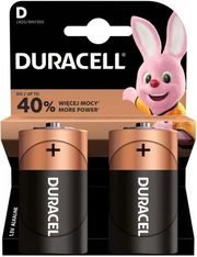 DURACELL ALKALINE BATTERY LR20 D 2PCS