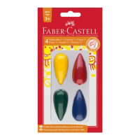 FABER - CASTELL ΚΗΡΟΜΠΟΓΙΕΣ FABER-CASTELL 4 ΧΡΩΜΑΤΑ