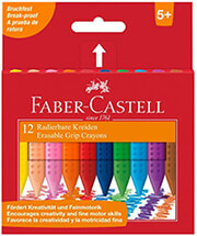 FABER - CASTELL FABER-CASTELL GRIP CRAYONS SET OF 12ΤΕΜ