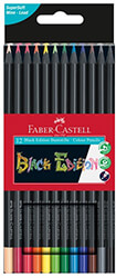 FABER - CASTELL FC BLACK EDITION PENCILS 12ΤΕΜ