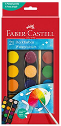 FABER - CASTELL FABER-CASTELL WATERCOLORS, 21 ΧΡΩΜΑΤΑ