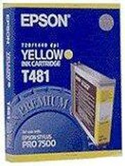 EPSON ΓΝΗΣΙΟ ΜΕΛΑΝΙ EPSON YELLOW ΜΕ OEM T481011