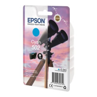 EPSON ΓΝΗΣΙΟ ΜΕΛΑΝΙ EPSON 502 CYAN ΜΕ OEM:C13T02V24010