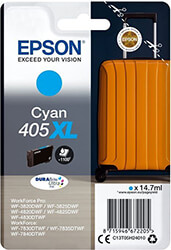 EPSON ΓΝΗΣΙΟ ΜΕΛΑΝΙ EPSON 405 DURABRITE ULTRA CYAN ΜΕ OEM:C13T05G24010