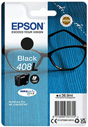 EPSON ΓΝΗΣΙΟ ΜΕΛΑΝΙ EPSON 408L BLACK ΜΕ OEM:C13T09K14010