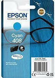 ΓΝΗΣΙΟ ΜΕΛΑΝΙ EPSON 408 CYAN ΜΕ OEM:C13T09J24010
