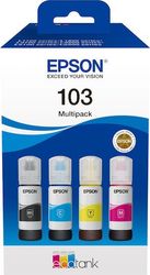 EPSON EPSON 103 4 INKJET PRINTER CARTRIDGES MULTIPACK YCMB ΜΕ OEM:C13T00S64A