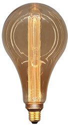 EUROLAMP ΛΑΜΠΑ LED P165 3,5W Ε27 2000K 220-240V GOLD GLASS DIMMABLE