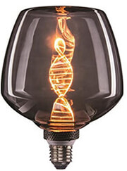 EUROLAMP ΛΑΜΠΑ LED S125 4W E27 1800K 220-240V DNA SMOKY DIMMABLE
