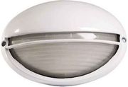 EUROLAMP ΑΠΛΙΚΑ ΤΟΙΧΟΥ OBAΛ ΑΛΟΥΜΙΝΙΟΥ ΛΕΥΚΗ ΜΕ ΚΑΛΥΠΤΡΟ 147-55066