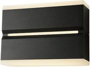 EUROLAMP ΑΠΛΙΚΑ ΤΟΙΧΟΥ ΜΑΥΡΗ LED 12W 3000K IP54 180X126X50MM 145-20247