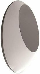 EUROLAMP ΑΠΛΙΚΑ ΤΟΙΧΟΥ ΟΒΑΛ LED 12W 169X219X55 3000K IP54 ΓΚΡΙ PRO 145-20208