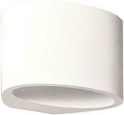 EUROLAMP ΑΠΛΙΚΑ ΤΟΙΧΟΥ ΟΒΑΛ MEDIUM ΓΥΨΙΝΗ G9 1X6W 150X120X100 147-53300