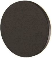 EUROLAMP ΑΠΛΙΚΑ ΤΟΙΧΟΥ ΣΤΡΟΓΓΥΛΗ LED 10W Φ150X50 3000K IP54 ΜΑΥΡΗ PRO 145-20218