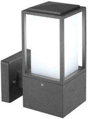 EUROLAMP ΑΠΛΙΚΑ ΤΟΙΧΟΥ ΤΕΤΡΑΓΩΝΗ Ε27 230X100X160 IP44 ΓΚΡΙ 145-20615