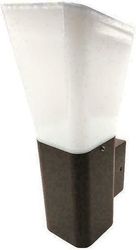 EUROLAMP ΑΠΛΙΚΑ ΤΟΙΧΟΥ ΤΕΤΡΑΓΩΝΗ Ε27 96X122X250 IP54 ΓΚΡΙ 145-20612