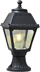 EUROLAMP EUROLAMP FUMAGALLI ΚΟΛΩΝΑΚΙ ΔΑΠΕΔΟΥ MIKROLOT MARY ΜΑΥΡΟ ΤΕΤΡΑΓΩΝΟ 180X365MM Ε27 145-26032