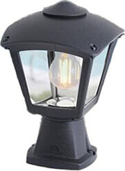 EUROLAMP EUROLAMP FUMAGALLI ΚΟΛΩΝΑΚΙ ΔΑΠΕΔΟΥ ΤΕΤΡΑΓΩΝΟ DISMA ROBY ΜΑΥΡΟ E27 145-26073