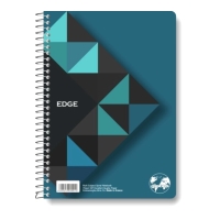 ΤΕΤΡΑΔΙΟ GLOBUS EDGE 17X25 3 ΘΕΜΑΤΩΝ ΜΠΛΕ