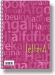 GLOBUS ΤΕΤΡΑΔΙΟ GLOBUS LETTER A 17X25 3 ΘΕΜΑΤΩΝ ΡΟΖ