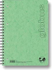 ΤΕΤΡΑΔΙΟ GLOBUS 17X25 PRESSBOARD 2 ΘΕΜΑΤΩΝ ΠΡΑΣΙΝΟ