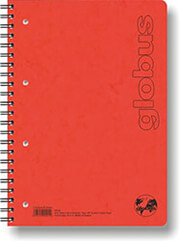 ΤΕΤΡΑΔΙΟ GLOBUS 17X25 PRESSBOARD 2 ΘΕΜΑΤΩΝ ΠΟΡΤΟΚΑΛΙ