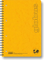 ΤΕΤΡΑΔΙΟ GLOBUS 17X25 PRESSBOARD 2 ΘΕΜΑΤΩΝ ΚΙΤΡΙΝΟ