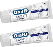 ORAL B ΟΔΟΝΤΟΚΡΕΜΑ ORAL B 3D WHITE LUXE PERFECTION 75 ML 2ΤΕΜ