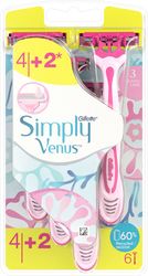 GILLETTE ΓΥΝΑΙΚΕΙΑ ΞΥΡΙΣΤΙΚΗ ΜΗΧΑΝΗ GILLETTE.SIMPLY VENUS 3 ΜΙΑΣ ΧΡΗΣΗΣ (4+2) 81771154