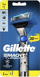 GILLETTE ΞΥΡΙΣΤΙΚΗ ΜΗΧΑΝΗ MACH3 TURBO (MHXANH+2 ANT/KA) 81766659 φωτογραφία