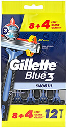 GILLETTE ΞΥΡΙΣΤΙΚΗ ΜΗΧΑΝΗ GILLETTE BLUE3 ΜΙΑΣ ΧΡ (8+4 ΔΩΡΟ) 81661423