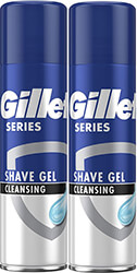 GILLETTE ΑΦΡΟΣ ΞΥΡΙΣΜΑΤΟΣ GILLETTE SERIES GEL CLEANS CHARCOAL 400ΜL (200ML X2)