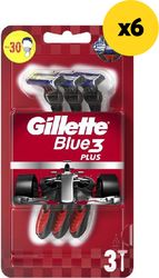 GILLETTE ΞΥΡΑΦΑΚΙΑ GILLETTE BLUE 3 PLUS RED ΜΙΑΣ ΧΡΗΣΗΣ