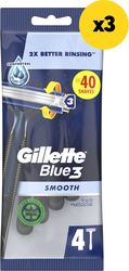 GILLETTE ΞΥΡΑΦΑΚΙΑ GILLETTE BLUE3 ΜΙΑΣ ΧΡΗΣΗΣ 12ΤΜΧ(3Χ4ΤΜΧ)