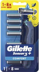 GILLETTE ΞΥΡΑΦΑΚΙ GILLETTE SENSOR 3+ COMFORT (ΛΑΒΗ+8)