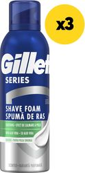 ΑΦΡΟΣ ΞΥΡΙΣΜΑΤΟΣ GILLETTE SERIES SOOTHING SENS. 600ML (3X200ML)