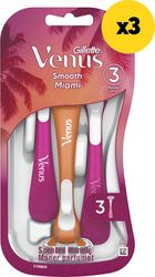 ΞΥΡΑΦΑΚΙ GILLETTE VENUS MIAMI VIBES ΜΙΑΣ ΧΡΗΣΗΣ 9ΤΜΧ (3Χ3ΤΜΧ)