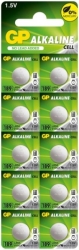 ΜΠΑΤΑΡΙΑ GP BUTTON ALKALINE BATTERY GP189 LR1130 / 10 PCS