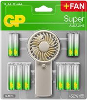 GP GP SUMMER PACK SUPER ALKALINE 12X AA + 12X AAA +FAN
