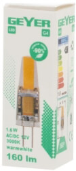 ΛΑΜΠΤΗΡΑΣ GEYER LED G4 150LM 1.5W 3000K