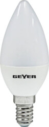 GEYER ΛΑΜΠΤΗΡΑΣ GEYER LED E14 ΚΕΡΙ 3W 250LM 3000K