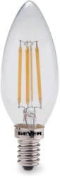 GEYER ΛΑΜΠΤΗΡΑΣ GEYER LED FILAMENT E14 4W 470LM ΔΙΑΦΑΝΗ 2700K