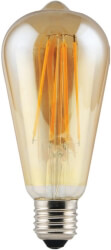 GEYER ΛΑΜΠΤΗΡΑΣ GEYER LED FILAMENT VINTAGE E27 5W D 350LM 2000K