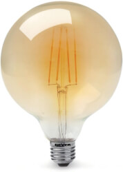 GEYER ΛΑΜΠΤΗΡΑΣ GEYER LED FILAMENT VINTAGE E27 6W 500LM D 2000K