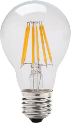 GEYER ΛΑΜΠΤΗΡΑΣ GEYER LED FILAMENT CLEAR A60 E27 8W 4000K 900LM