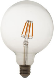ΛΑΜΠΤΗΡΑΣ GEYER LED FILAMENT CLEAR G125 E27 8W 4000K 900LM