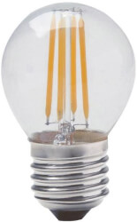 GEYER ΛΑΜΠΤΗΡΑΣ GEYER LED FILAMENT CLEAR G45 E27 4W 4000K 470LM