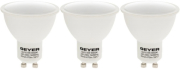 GEYER ΛΑΜΠΤΗΡΑΣ GEYER LED GU10 470LM 6W 6500K 3ΤΜΧ
